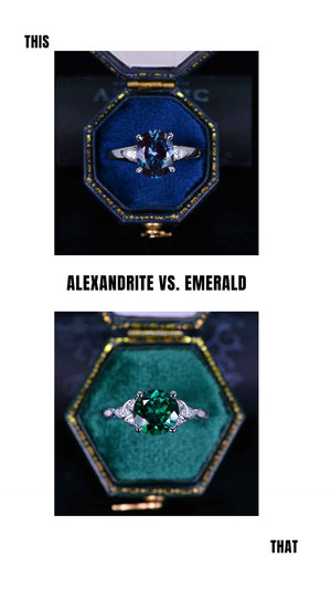 Unveiling the Beauty: Alexandrite vs. Emerald - A Fascinating Comparison