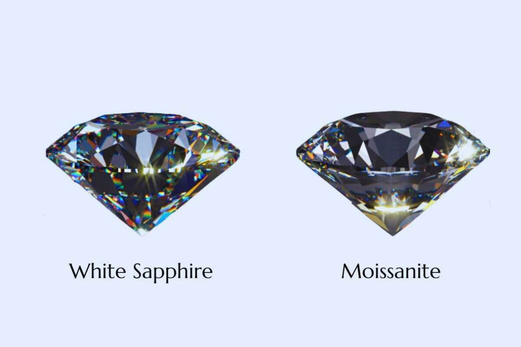 Diamond vs White Sapphire