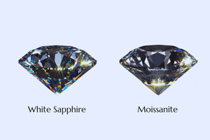 White Sapphire vs. Moissanite: A Detailed Comparison