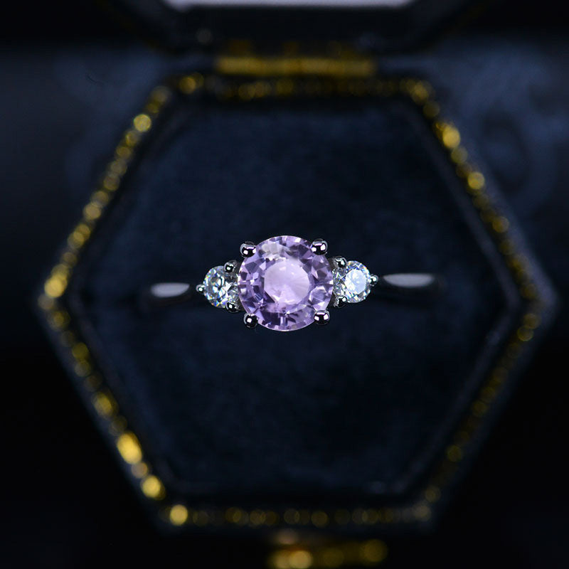 Lavender Sapphire Ring, Purple Engagement Ring, Violet Pear Ring, Simple  Diamond Ring - Etsy | Purple engagement rings, Diamond sapphire engagement  ring, Engagement rings sapphire