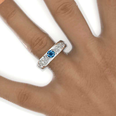 Grand Canyon Cornflower Sapphire Ring V2