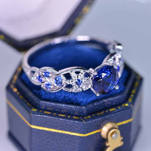 Winter Sapphire Engagement Ring