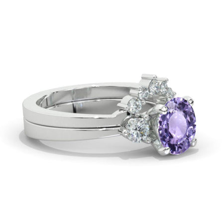 Purple Sapphire Stackable Ring  For Model 1174