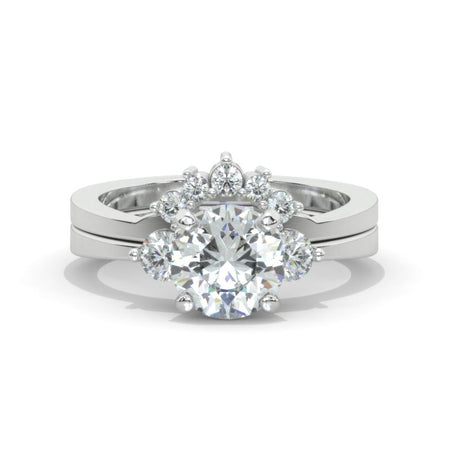 Moissanite Stackable Ring  For Model 1174