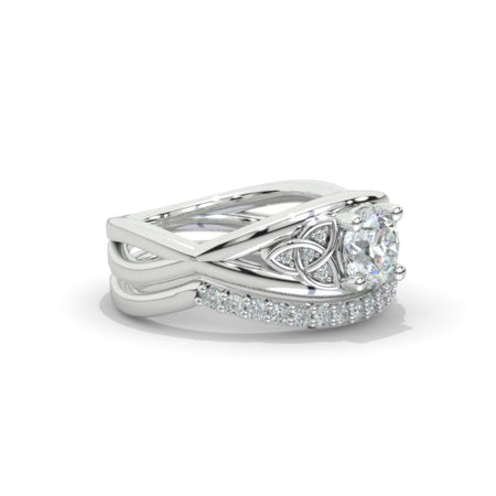 Moissanite Stackable Ring For Model 805