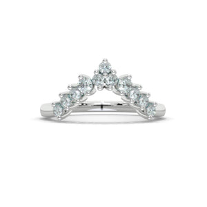 Giliarto Moissanite White Gold Wedding band For Model 861