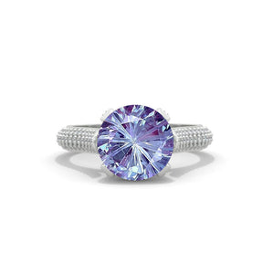 Orion 2.6 Carat Fireworks Cut Alexandrite Engagement Ring