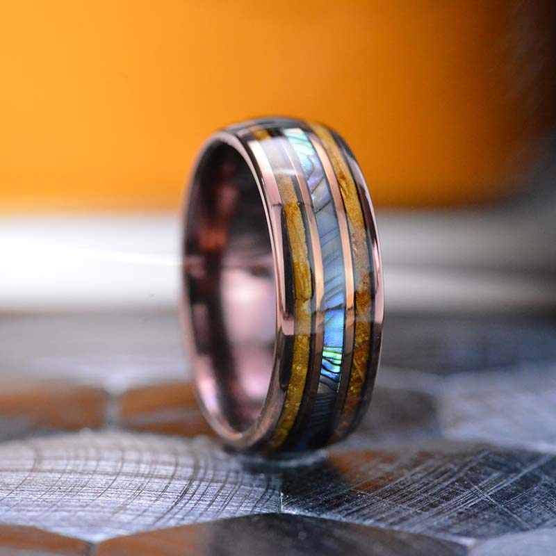 Wood Wedding Band, Whiskey Barrel Ring, Wooden Ring, Wood Ring, Wood  Wedding Ring, Mens Wooden Ring, Mens Ring, Wood Ring Men, Wood Rings