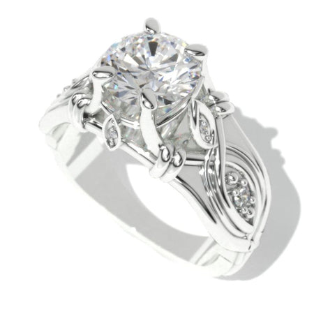 Only Setting- Giliarto  Moissanite New York Engagement Ring