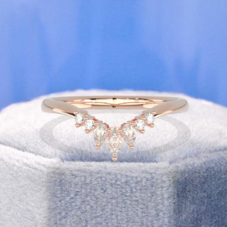 Moissanite Stackable Ring