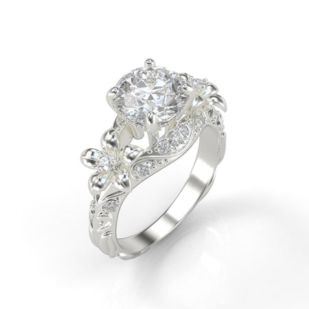 2.0 Carat Moissanite Diamond Engagement Ring - Giliarto