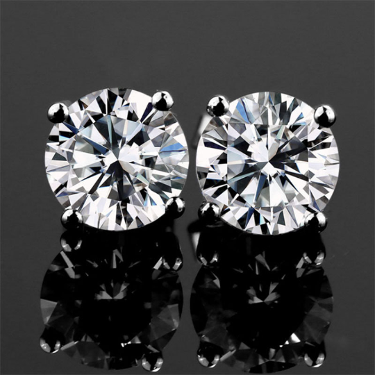 1CTW hotsell Moissanite Earring studs