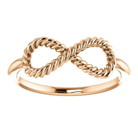 Infinity-Inspired Rope Ring - Giliarto